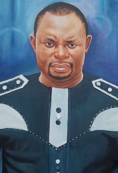 portrait painting oilcolor on canvas  by chembx uche